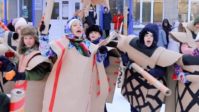 Бои на Картонных трубах Новосибирск