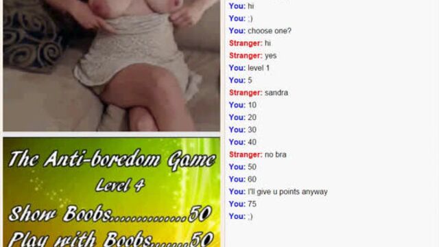 Omegle the Anti-boredom Game