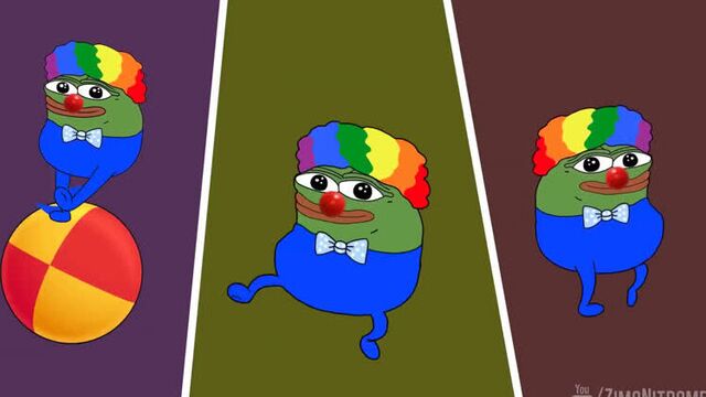 Clown Pepe ▶ Honk Honk ▶ Clown World ▶ Pepe The Frog ▶ Meme