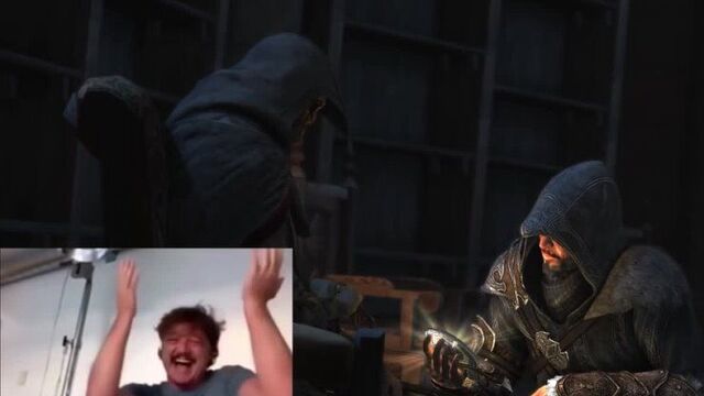 Pedro Pascal is crying over the ending of Assassin's Creed Revelations