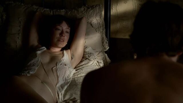 Molly Parker Nude - Deadwood s02e01 (2005) HD 1080p Watch Online