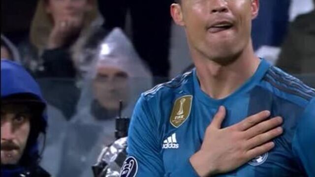 Гол Криштиану Роналду Ювентусу через себя (03.04.2018). Лига Чемпионов. 1/4 финала. Ювентус - Реал Мадрид 0:3