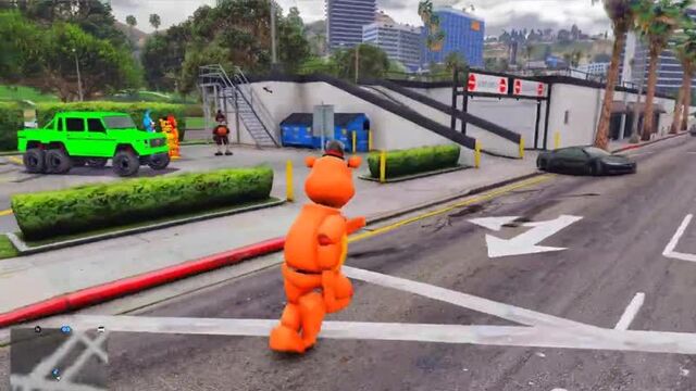 FNAF КАК ТОЙ ФРЕДДИ И АНИМАТРОНИКИ СПАСАЛИ ЧИКУ ОТ ИНОПЛАНЕТЯН В ГТА 5 МОДЫ ФНАФ