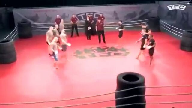 Бой без правил TFC 5 на 5 Самый Жестокий Бой SPORT BOX Спорт MMA UFC
