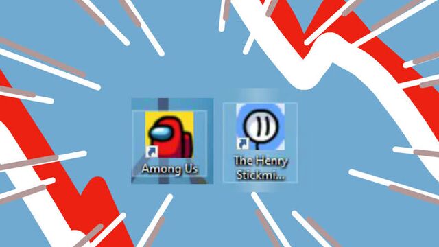 Among Us и Henry Stickmin столкнулись | Мини-анимация