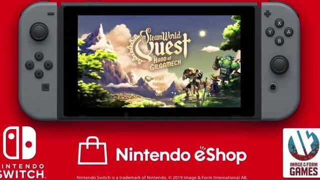 Анонсовый трейлер игры SteamWorld Quest: Hand of Gilgamesh для Nintendo Switch!