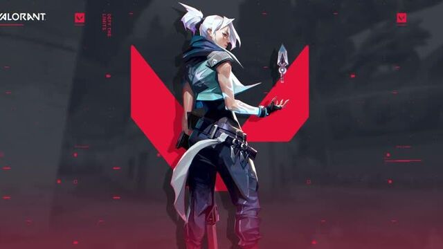 Valorant Jett Wallpaper Animation - Dark Version