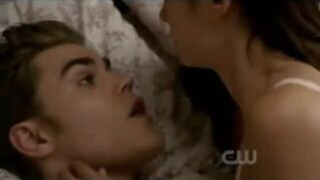 The Vampire Diairies Stefan and Elena bed scene 02x06