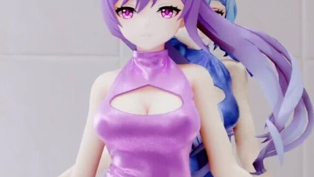 Ganyu & Keqing MMD (Genshin impact)