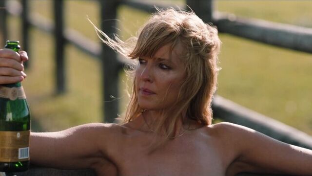 Келли Райлли (Kelly Reilly nude scenes in "Yellowstone" s01e03 2018)