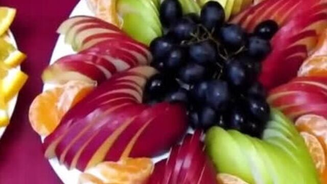 Очень красивая подача фруктов