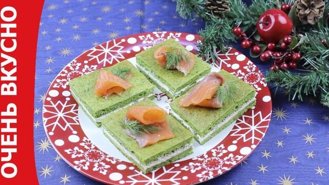 Готовим закусочные пирожные на праздничный стол. Очень вкусно!