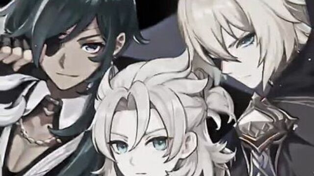 ♡︎ albedo x kaeya x dainsleif ; genshin impact edit