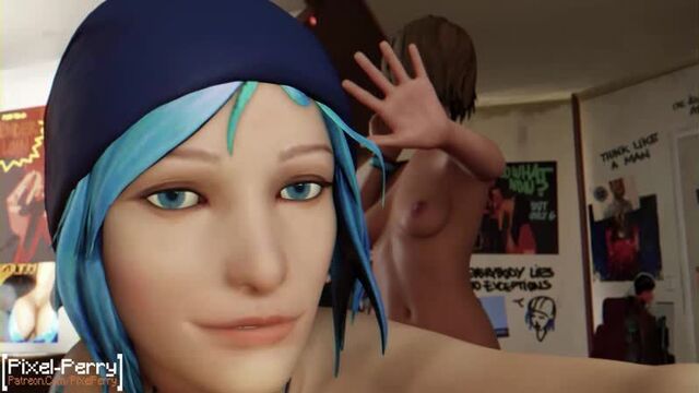 Max Caulfield x Chloe Price - Futanari porn. 3D sex hentai [Life is Strange]