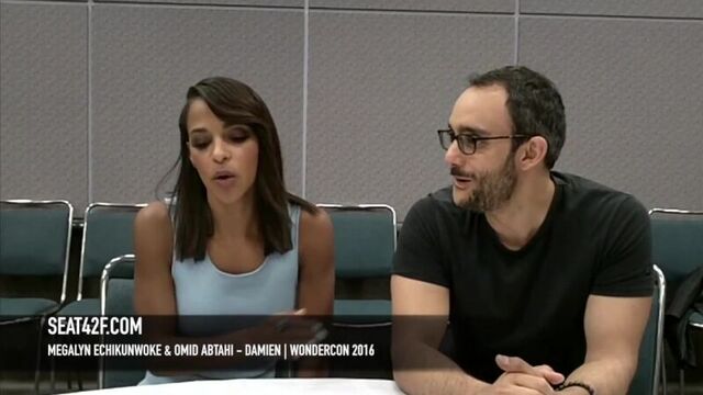 Megalyn Echikunwoke Omid Abtahi Damien WonderCon 2016 Interview