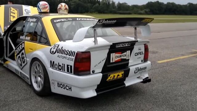 BMW M3 E30 DTM Opel Omega DTM Engine warm up