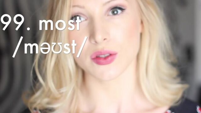 Pronounce the 100 Most Common English Words PERFECTLY _ British English Pronunci