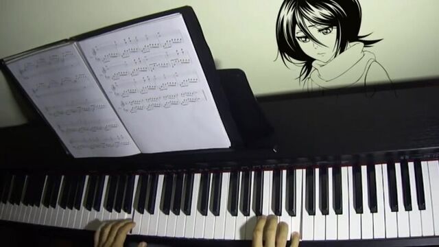 Блич грустная мелодия на пианино _ Morning Remembrance - OST Bleach Piano Cover