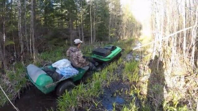 Всесезонный плавающий мотобуксировщик БК от компании Ростин