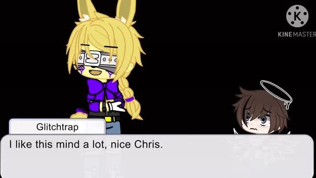 [GachaNerd] If Glitchtrap tried to control Chris | Canon to my AU | Gacha Club | Fnaf AU