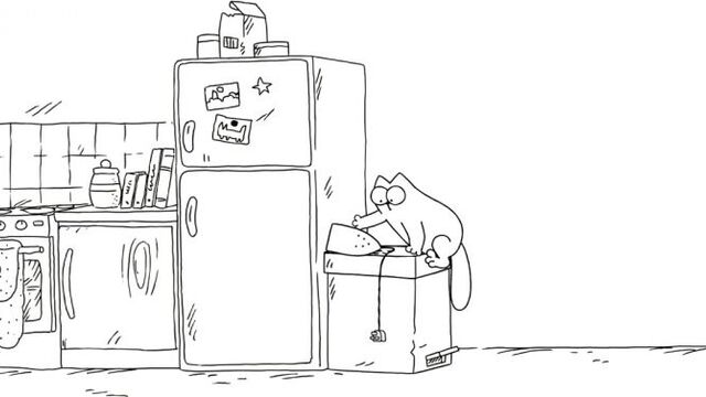 Кот Саймона / Simon's Cat - 56. Урна