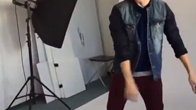 photo shoot for the bravo magazine with Jorge Blanco