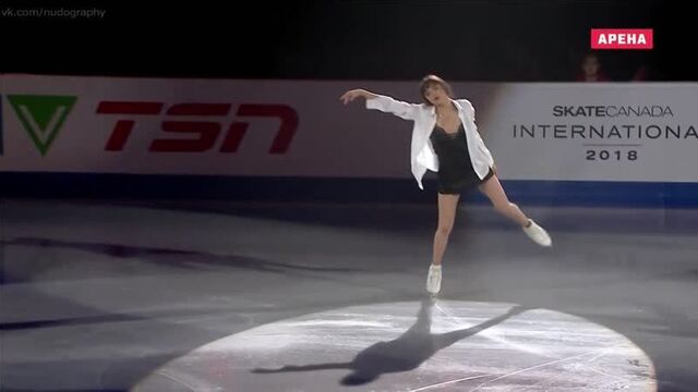 Евгения Медведева - Показательные выступления. Skate Canada. Гран-при по фигурному катанию сезона 2018-19 1080 Голая? Секси!