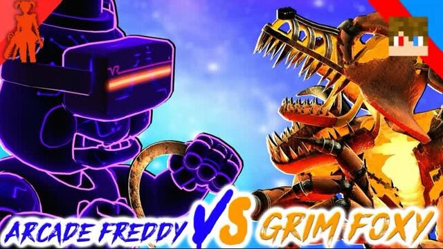 Tihonsyah - [SFM FNAF] Grim Foxy VS Arcade Freddy