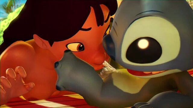 Froggy_sfm Lilo_and_Stitch Nani_Pelekai Stitch animated sound