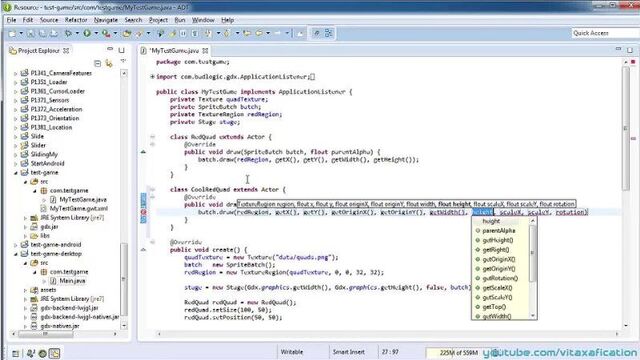 аndroid gamedev #5. Cоздание игры для андроид с помощью libgdx. Actor, Stage