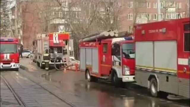 ТЦ "Персей". Пожар. 04.04.18