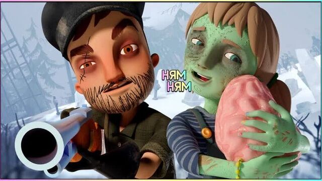 [РОМАН ФЛОКИ] ПРИВЕТ СОСЕД ПРЯТКИ СЕСТРА СТАЛА ЗОМБИ Hello Neighbor Hide and Seek дети на кладбище