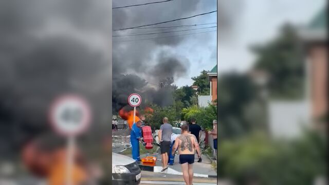 Взрыв газа в Геленджике 13 июля 2021