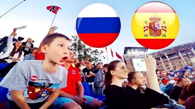 Пляжный футбол Россия Испания глазами болельщика