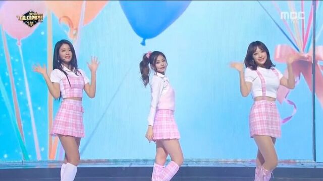 161231 Seolhyun (AOA) x Hani (EXID) x Tzuyu (TWICE) - To My Boyfriend (by Fin.KL) @ MBC Gayo Daejejeon