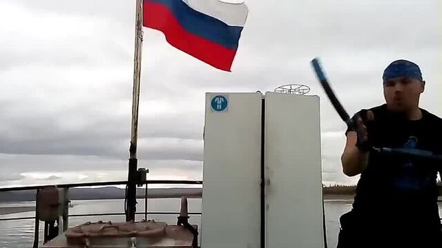 Антон Жирков - Корабельный Фристайл одиночным Нунчаку