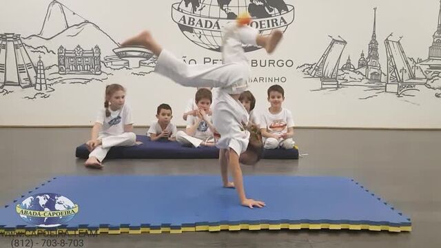 Агата, 6 лет, капоэйра спб, ABADA-Capoeira Spb