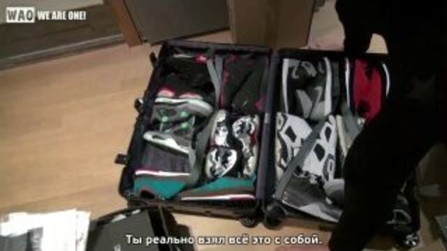 [РУСС.САБ] 140504 Чанёль показывает общежитие ЕХО @ SBS Roommate