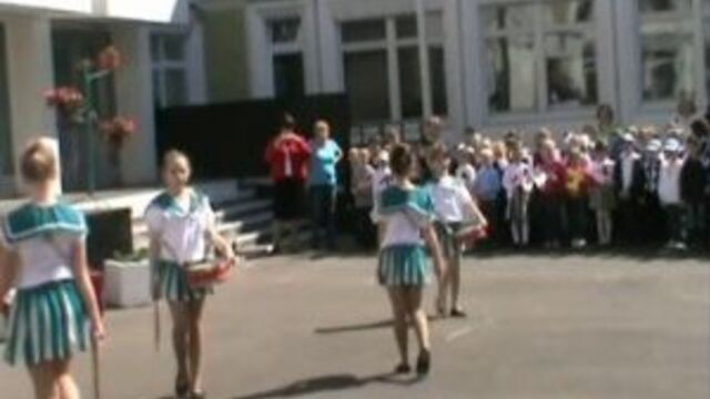 Ансамбль Барабанщиц "Москвички" в ГБОУ СОШ №598