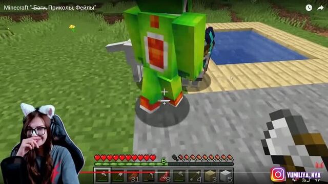 [Юмилия] Minecraft Баги, Приколы, Фейлы РЕАКЦИЯ НА МАРМОКА