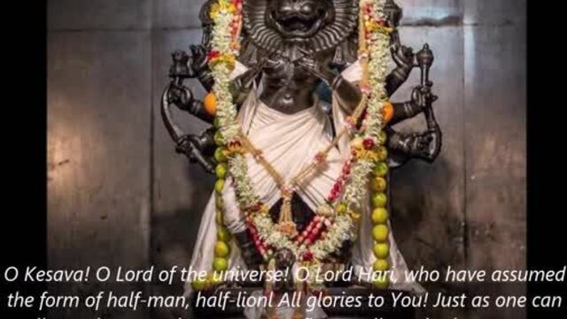Ugram Veeram Maha Vishnum ¦ Tava Kara Kamala Vare ¦ Most Powerful Song On Lord Sri Narasimha