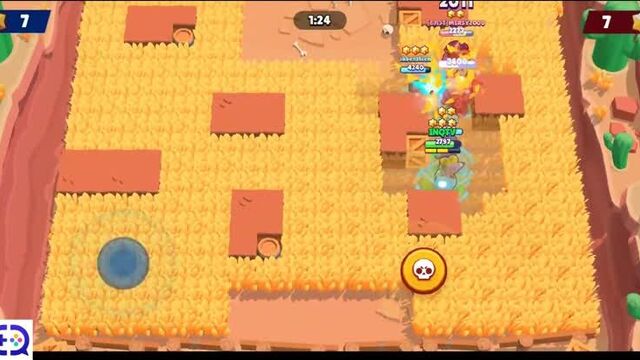 [INQTV] BRAWL STARS В КУСТАХ БОЙСЯ НЕ БЫКА, А ПАЙПЕР гайд геймплей Бравл Старс